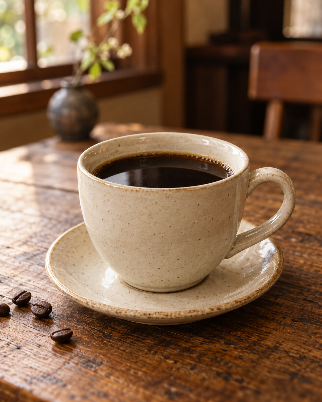 クラフト紙コップに入ったコーヒーのイメージ